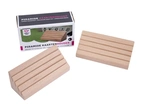 Card holder pyramid double - Beech wood