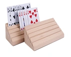 Card holder pyramid double - Beech wood