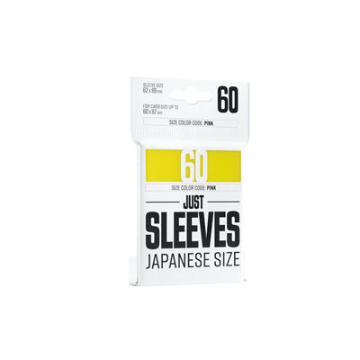 Gamegenic - Just Sleeves - Japanese Size Yellow (60 Sleeves)