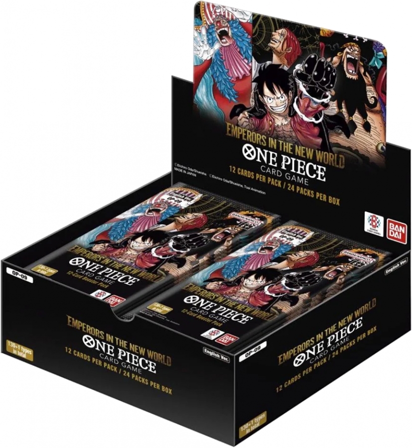 One Piece Card Game - OP09 - Emperors in the new world- Booster Display (24 Packs)