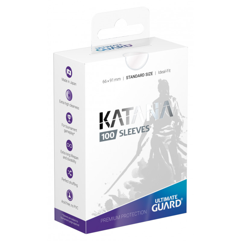 Ultimate Guard Katana Sleeves Standard Size Transparent (100)