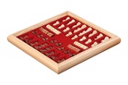 Chess checkers set, wooden box, field 35 mm (2803)
