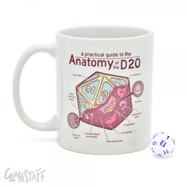 Anatomy of the D20 Gift Mug