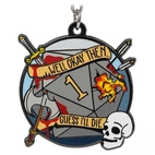 Guess I'll Die Keychain