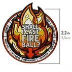 Casting Fireball Spinner Pin