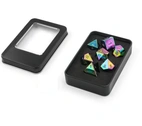 A Role Playing Dice Set Metallic - Metal - Rainbow