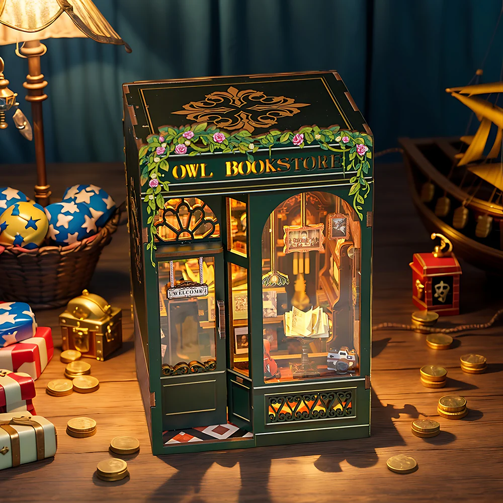Owl Bookstore - Book Nook Kit - CuteBee