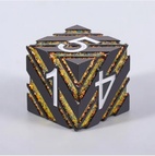 A Role Playing Dice Set Metallic - Honeycomb