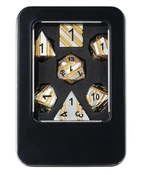 A Role Playing Dice Set Metallic - Gold Flash
