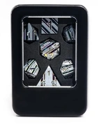 A Role Playing Dice Set Metallic - Silver Rainbow