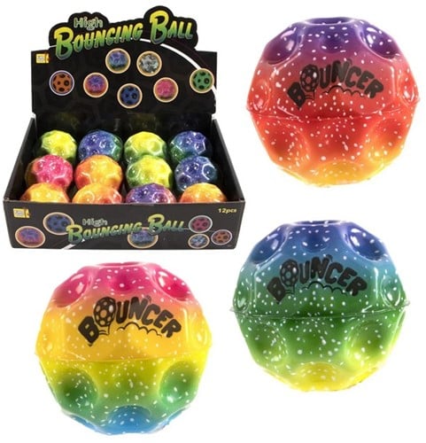 High Bouncing Ball 6,5cm Rainbow