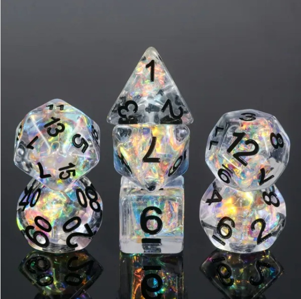 A Role Playing Dice Set: Ice Queen