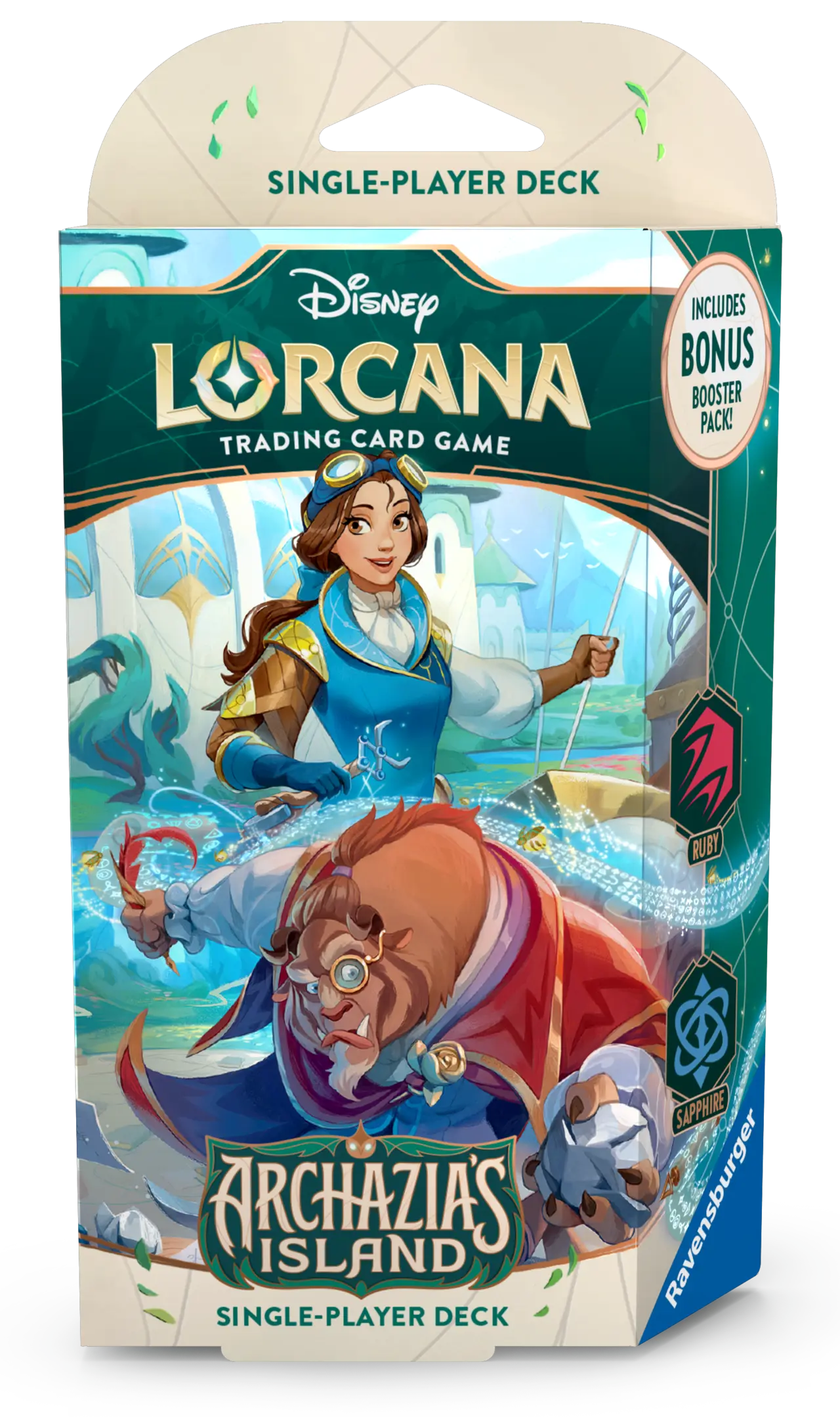 Disney Lorcana TCG: Archazia’s Island Starter Deck - Belle & Beast