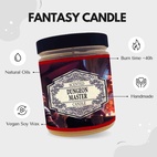 Scented Candle Dungeon Master with Surprise D20 Dice