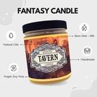 Scented Candle Tavern with Surprise D20 Dice
