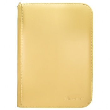 UP - Vivid:  4-Pocket Zippered PRO-Binder - Yellow