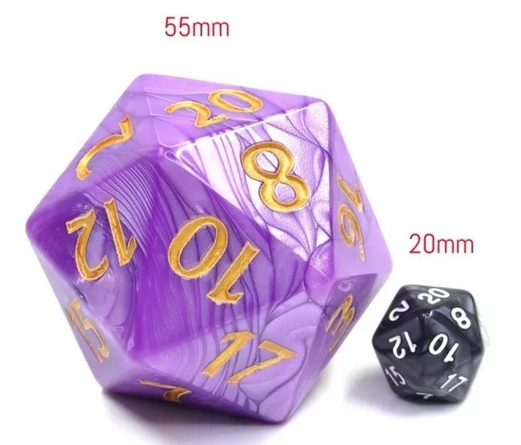 Titan D20 Purple Pearl  (55mm)