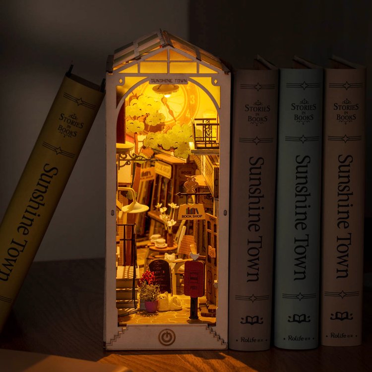 Sunshine Town -  Book Nook Kit - Rolife