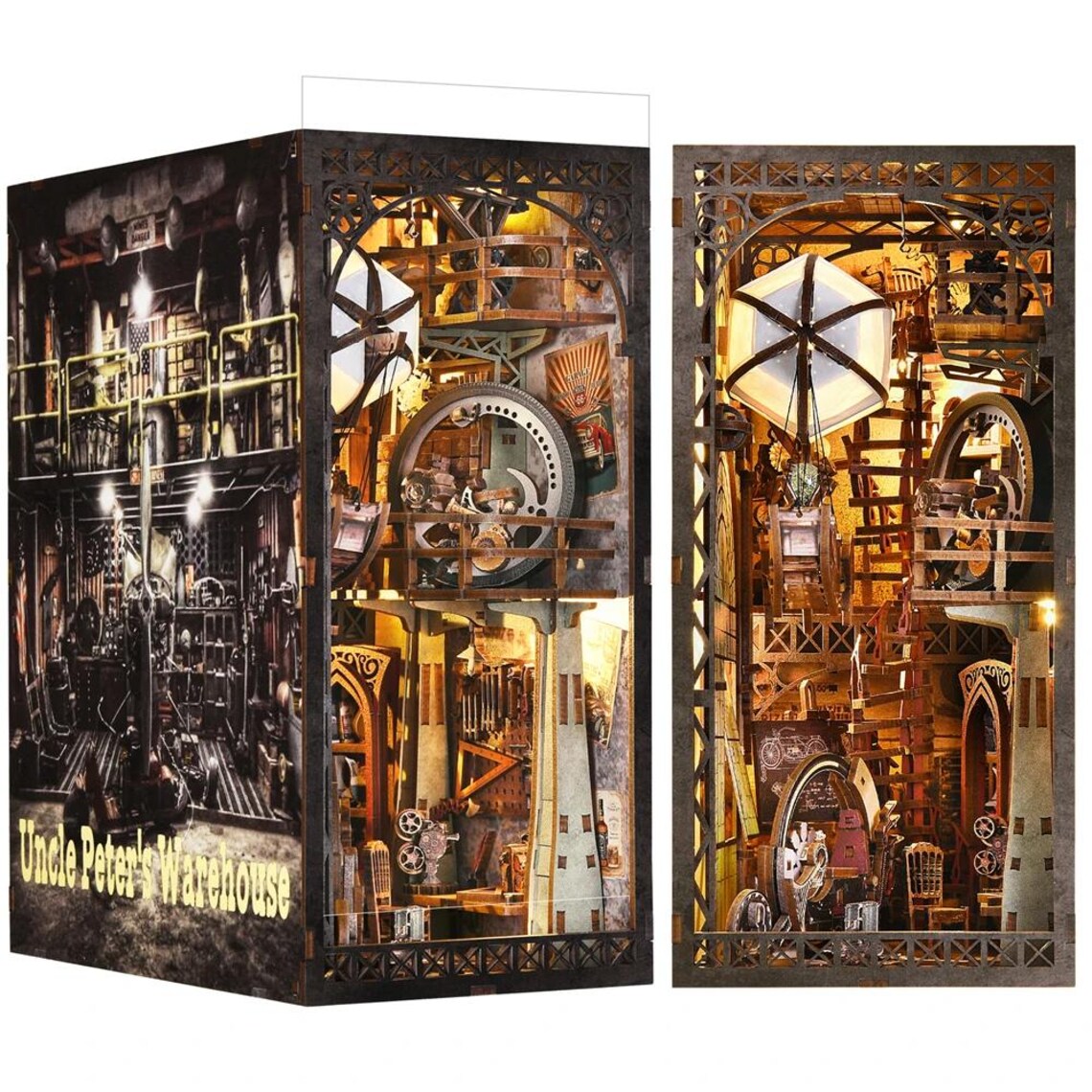 Uncle Peter's Warehouse - Book Nook Kit - Aslowsnail
