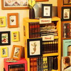 Sam's Study - DIY Miniature House, Bookshelf Decoration Kit - Rolife