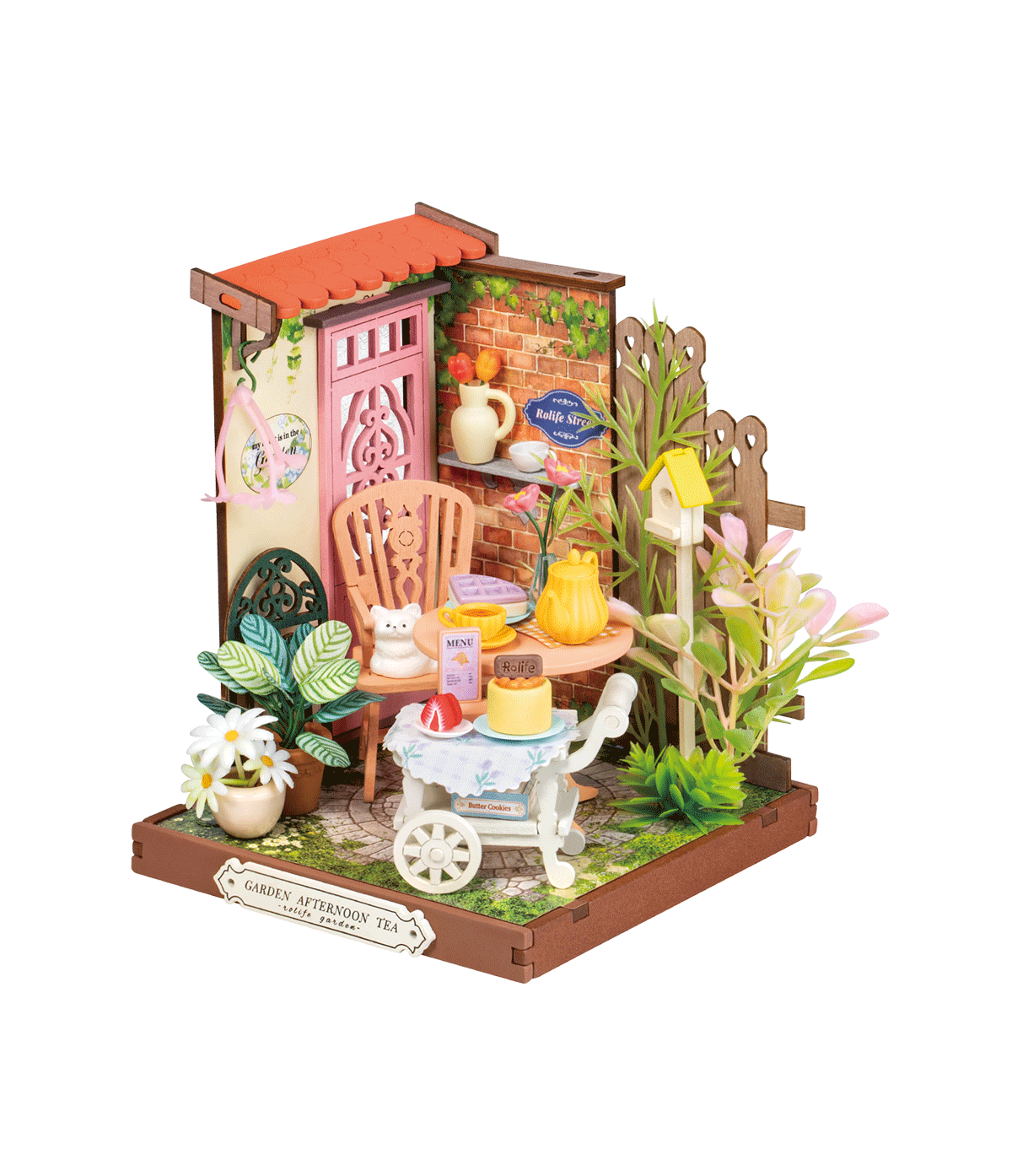 Fancy Tea Yard - DIY Bokshelf Decoration - Rolife