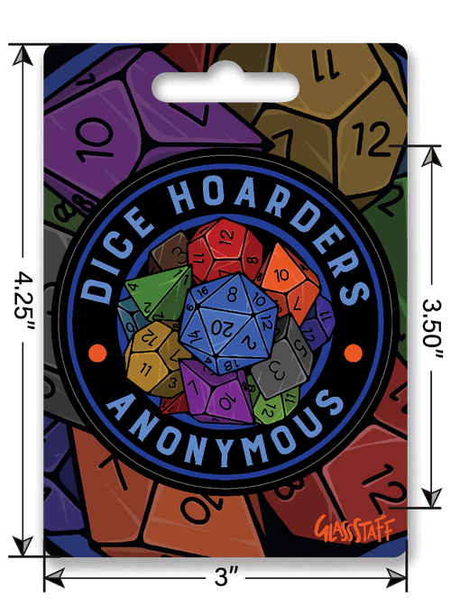 Dice Hoarders Anonymous Sticker
