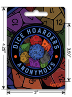Dice Hoarders Anonymous Sticker