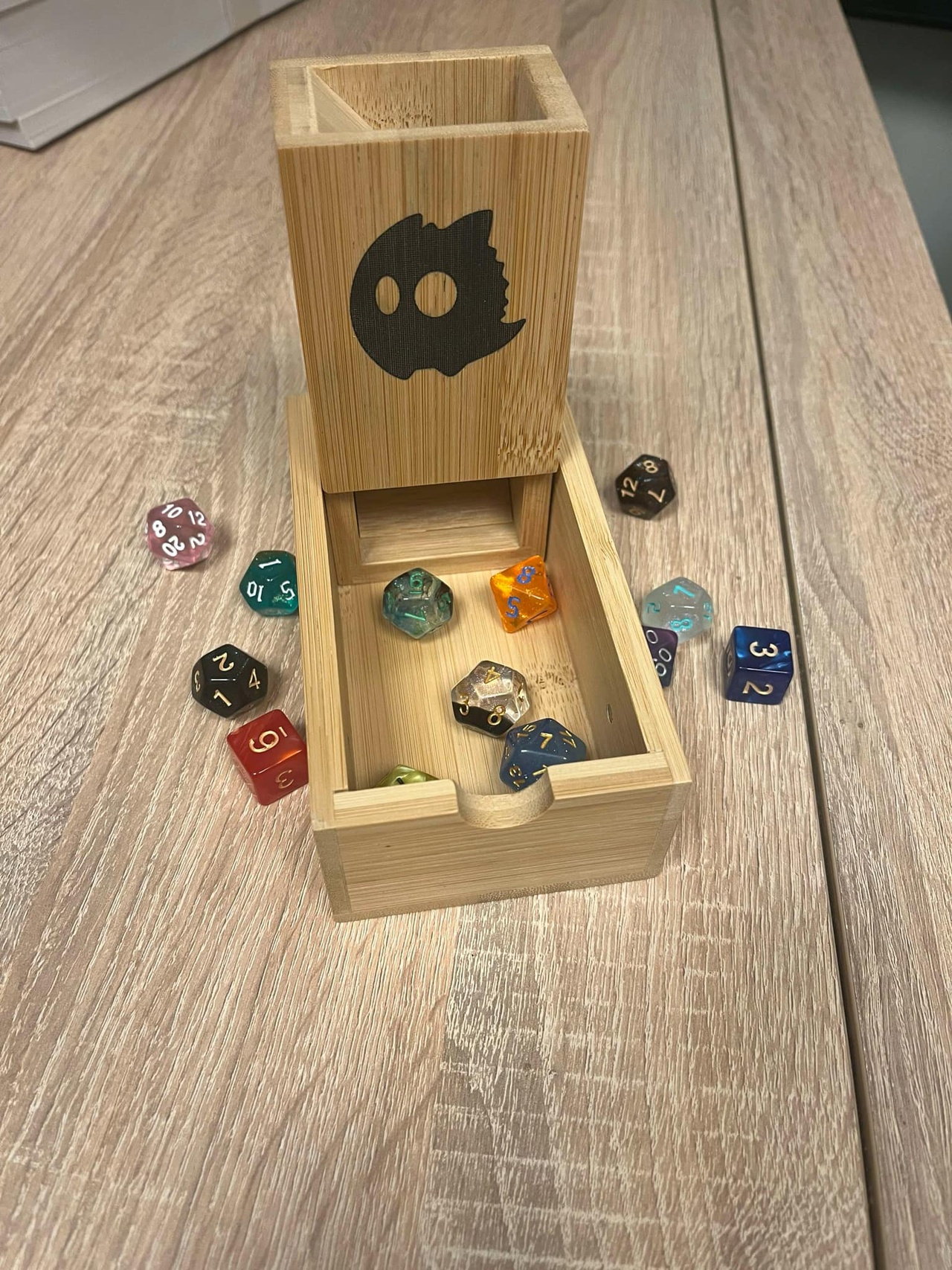 Wooden Dice Tower - Dragon's Lair