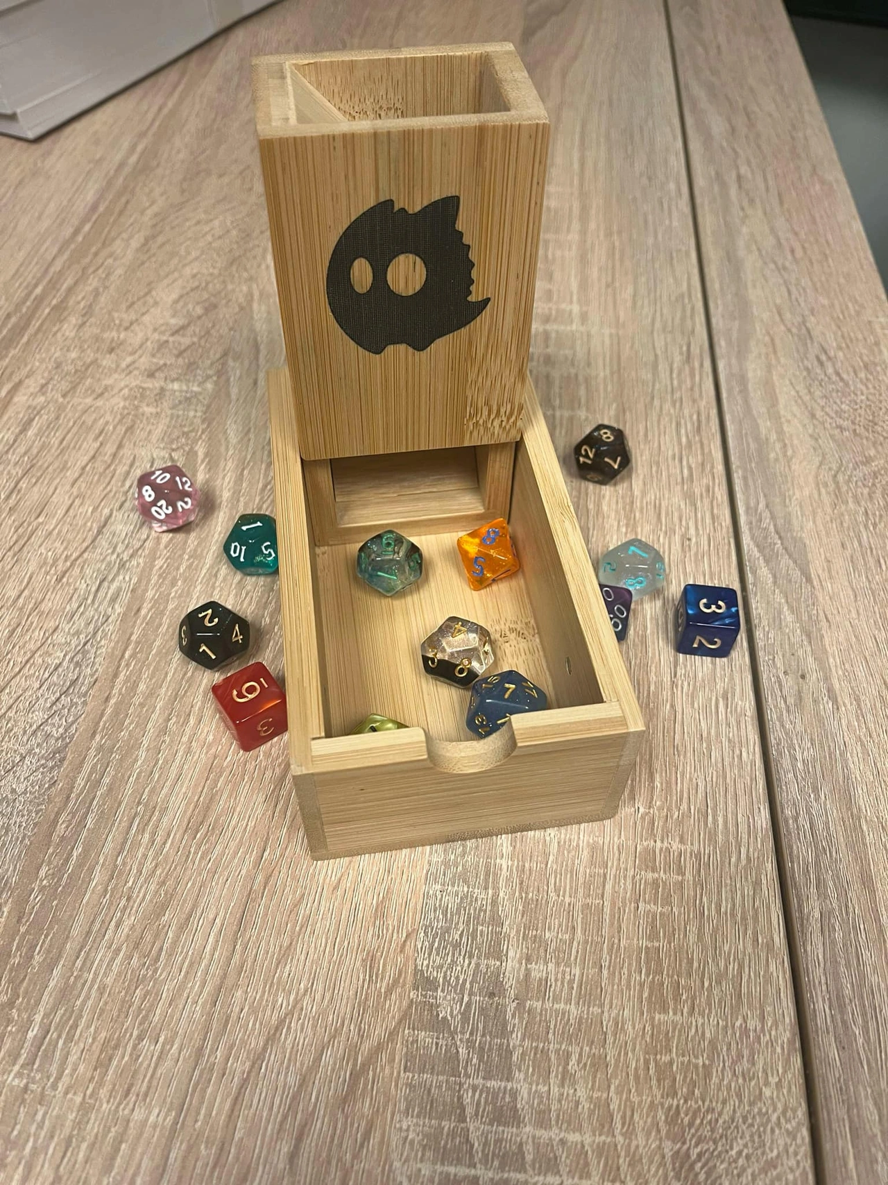 Wooden Dice Tower - Dragon's Lair