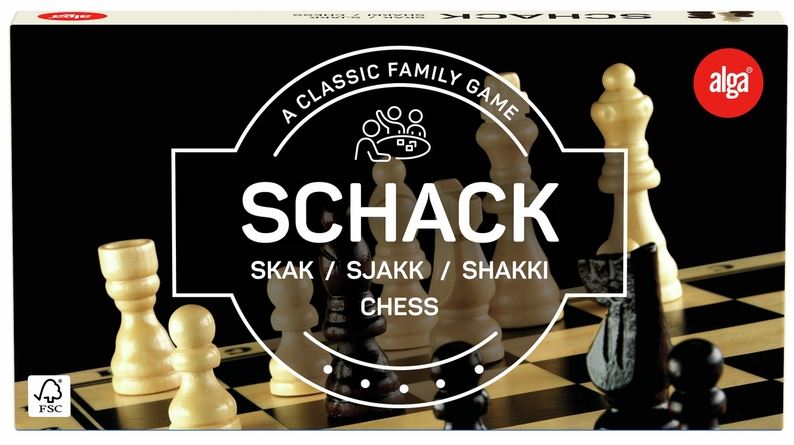 Alga Schack standard i låda