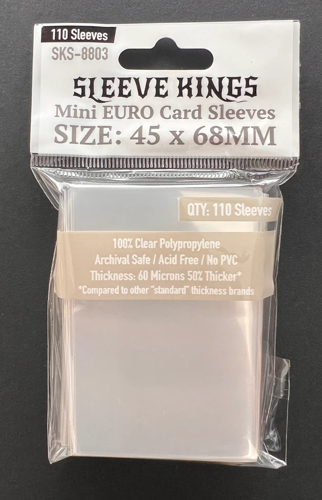 Sleeve Kings - Mini Euro Card Sleeves, 45x68mm (110)