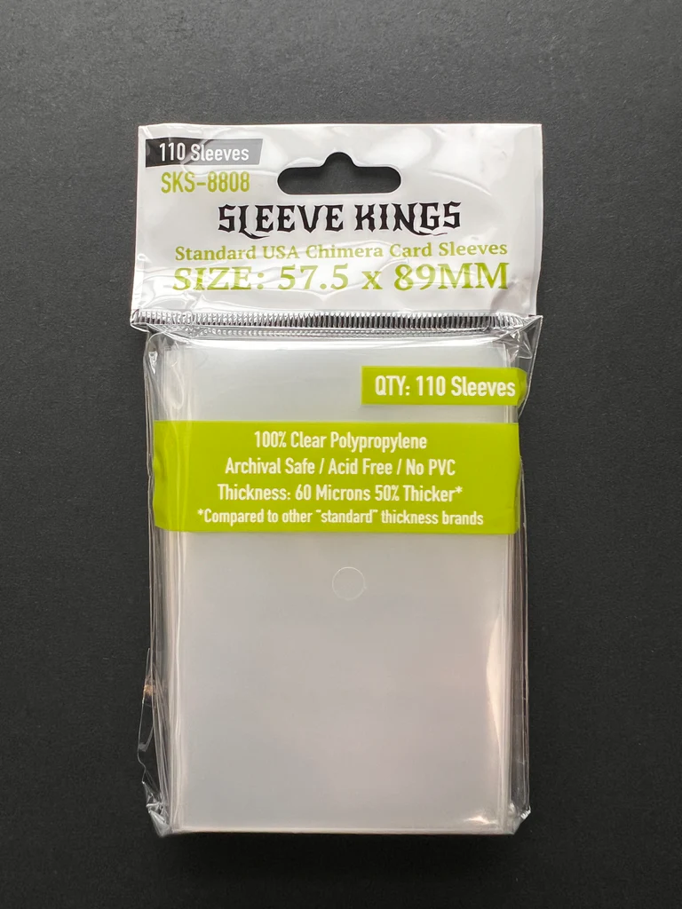57,5x89mm Standard USA Chimera Card Sleeves 60 Microns (110)
