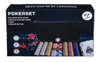Poker set in black case, with 300 chips (14 grams)