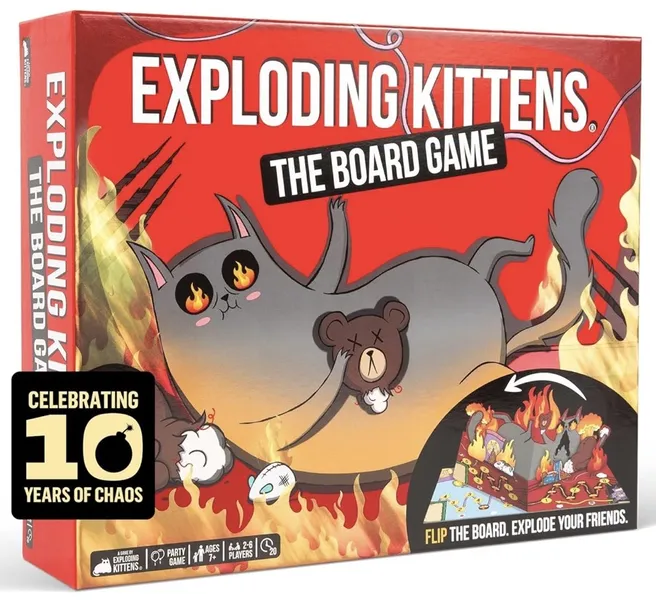 Exploding Kittens: The Board Game (Svensk Utgåva)