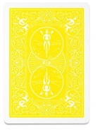 Bicycle Rider Back playing cards (Yellow)
