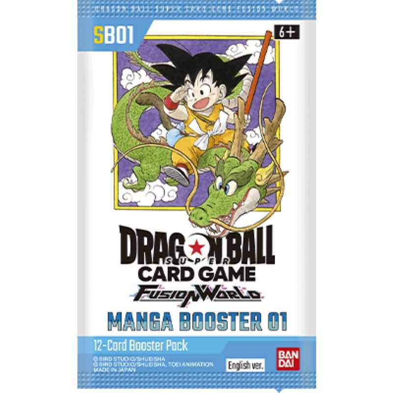 Dragon Ball Super Card Game - FUSION WORLD Manga Booster Pack 01  SB01