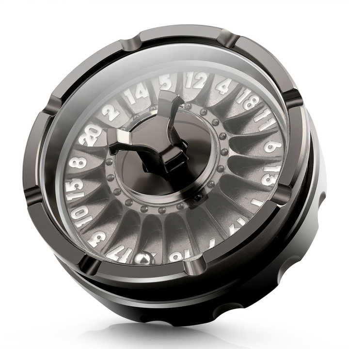 Roulette Dice D20 Black/White