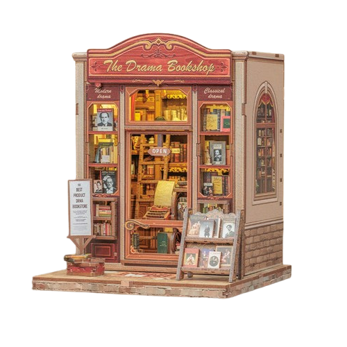 The Drama Bookshop - Book Nook Kit - CuteBee
