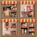 The Drama Bookshop - Book Nook Kit - CuteBee
