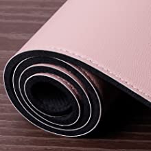 Faux Leather Playmat Pink