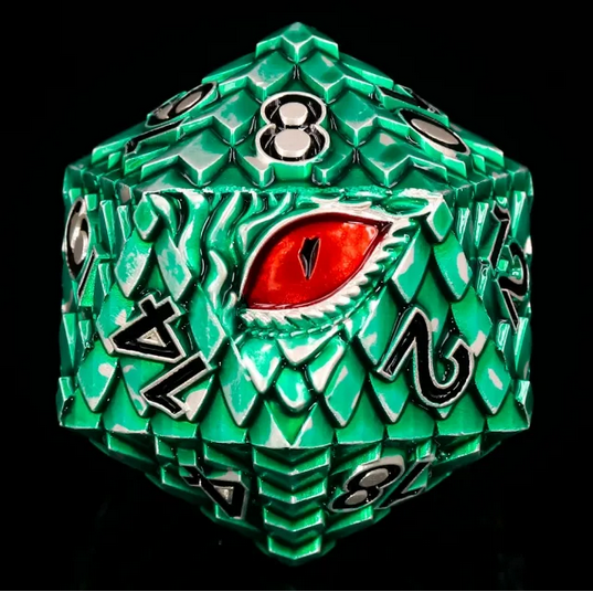 Titan D20 Green Dragon Eye (35mm)