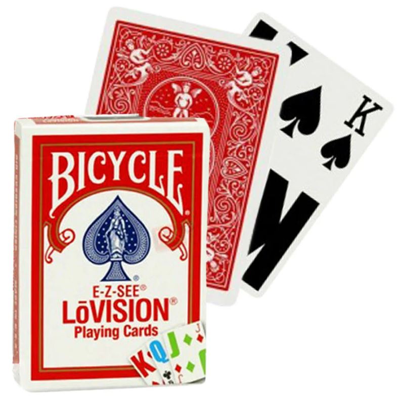 Bicycle E-Z-SEE LoVision cards