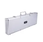 Poker set in silver case, low stake 500 chips (14 grams)