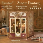 Steam Fantasy, Infinity Train Cabin 3D - Tonecheer