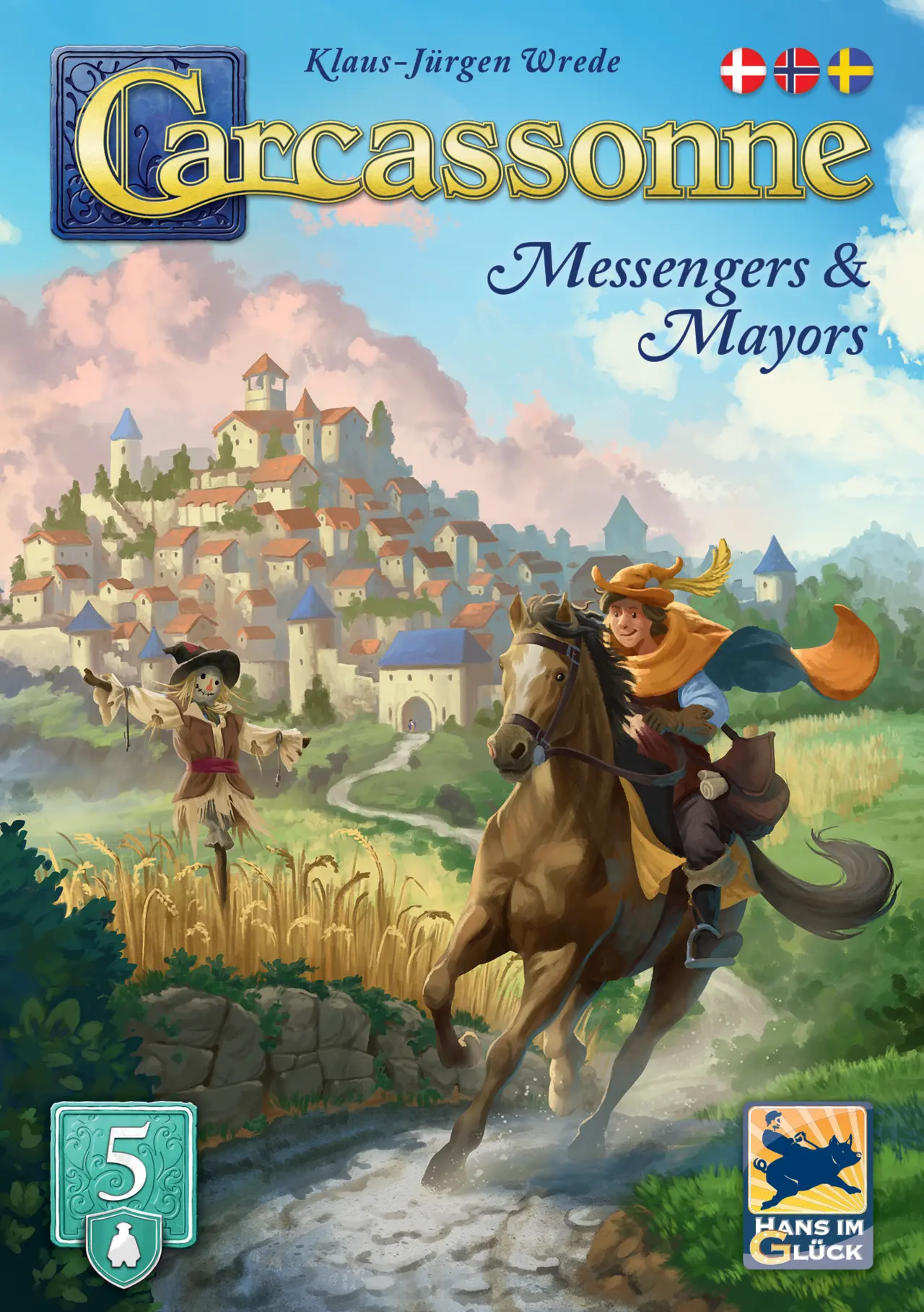 Carcassonne 3.0 - Expansion 5 Messengers & Mayors (sv)