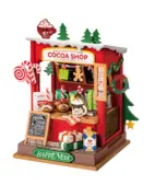 Cocoa Shop - DIY Miniature House, Bookshelf Decoration Kit - Rolife