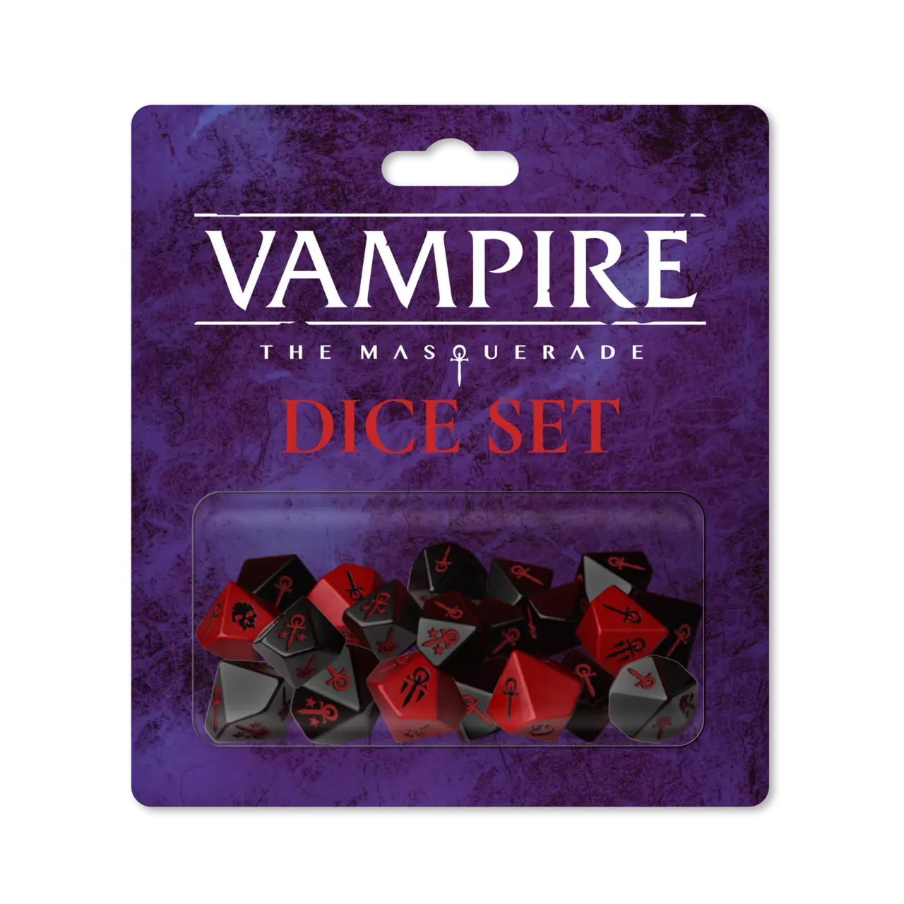 Vampire the Masquerade Dice Set MONTH OF DARKNESS