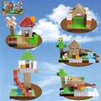 Magnetic Building Blocks Forest Cabin 150 st