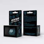 Weather Generator Die Shimmering Blue & Turquise