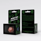 Monster Generator Die Red & Beige